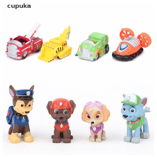 cupuka 12 piezas de moda nickelodeon paw patrol mini figuras de juguete playset cake toppers mx