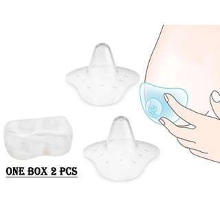 Súper suave Triangular Natural Fit De silicón Nipple De maternidad Escudo lactancia para madre N1A5 (2)