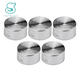 5Pcs Metal Gas Stove Knobs 6mm Cooker Control Range Oven Knob Burner Knob Gas Hob Switch Kitchen Replacement Accessories