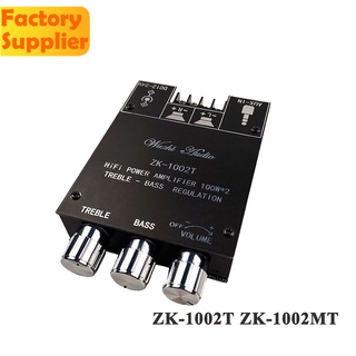 Zk-1002t ZK-1002MT TP 6 2 canales 2*100W Bluetooth amplificadores de Audio Digital módulo de placa+tono