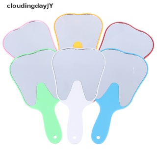 cloudingdayjy 1pc boca dental mango espejo forma de dientes espejo inspección dental espejo oral productos populares