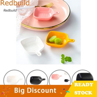 Redbuil plato Para snack Grande Para aplicación Fina De Porcelana/lonchera colorida Para el hogar
