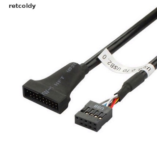 [Retc] Cable Convertidor Usb 3.0 De 20 Pines A 2.0 9 Adaptador M2