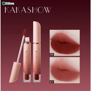 [nuevo] Kakashow crema de labios glaseado de terciopelo mate lápiz labial infantil blanco labios y mejillas marca brillo de labios brillo de labios 3Cddboom