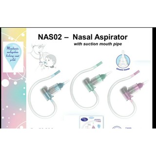 Aspirador Nasal seguro para bebés con tubo de succión bucal NAS02