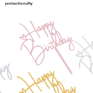 Pfmx PCS Glitter Paper Happy Birthday Cake Topper Cupcake Dessert Decor Supplies Glory (4)