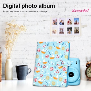 Xavexbxl Mini Álbum De Fotos con 3 pulgadas con 128 bolsillos Tipo inserto a prueba De polvo Para Polaroid Mini 11/9/8/7