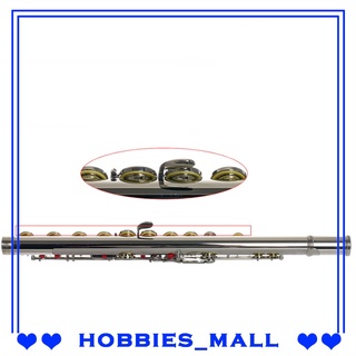 [hobbies] flauta duradera 16 agujeros con llave c flauta plata con guantes de transporte