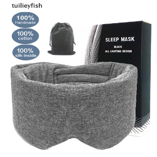 Tuilieyfish-Máscara De Ojos De Algodón Para Dormir , Diseño , Transpirable , Antifaz MX