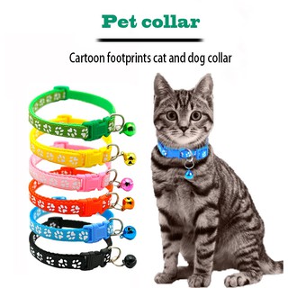 collar reflectante para mascotas con campana de seguridad hebilla cuello para cachorro perro gato accesorios-amb