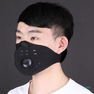 campamento reutilizable deportes anti-humedad máscara cubierta cara con filtro polvo a prueba de viento lavable