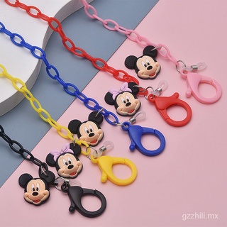 🙌 nueva personalidad simple Mickey Mouse Minnie cubrebocas para ninos cadena iI0f