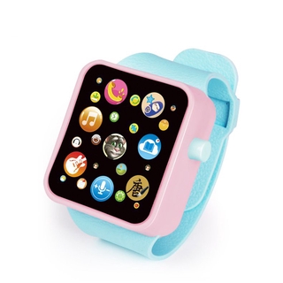 reloj de juguete para niños de educación temprana música inteligente niño niña reloj inteligente 3cmall