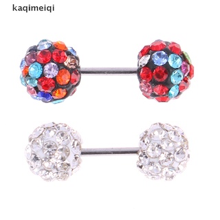 [qkem] anillo de lengua de diamante para uñas, oreja, hueso, diamantes de imitación, nariz, piecring, inoxidable fg (3)