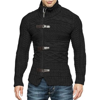 Mens Sweaters Turtleneck Appointments Autumn Winter Winter Coats Daily(Spot~) (8)