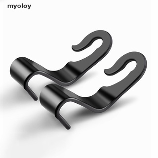 Myoloy Universal Car Headrest Back Seat Hook 2pcs Seat Hanger Vehicle Organizer Holder MX