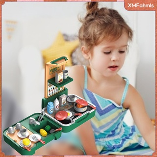 [xmfahmls] pretender juguetes de casa con mochila extraíble juego de rol doctor kit niños cocina playset para cocina cocina