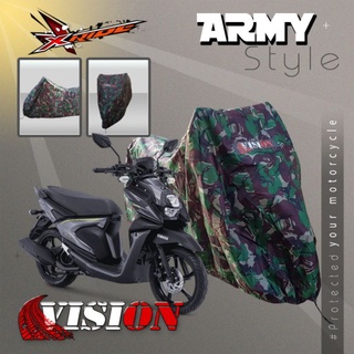 Cubierta de la motocicleta del ejército/LORENG MIO XRIDE AEROX ADV PCX BEAT SCOOPY LEXI VARIO NMAX impermeable (8)
