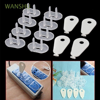 WANSHU 24 Pcs Outlet Plug Toddler Lock Cover New Baby Child Protective Power Clear Safety/Multicolor