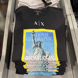 Armani Exchange/AX Men's Liberty Print Casual Round Neck Short Sleeve T-shirt
