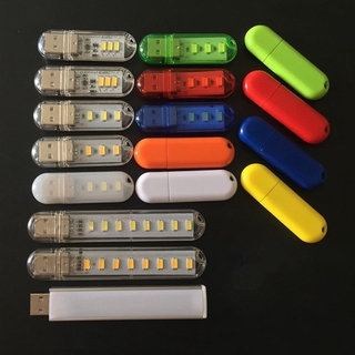 LED USB linterna USB luz de ordenador 5V carga tesoro luz de noche