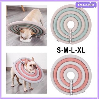 [xmajqshk] ajustable Proteccin de la cabeza Collar isabelino suave Protector de cono para cachorro (5)
