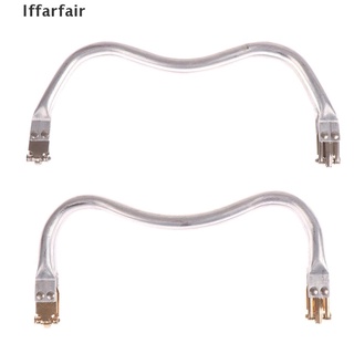 [Iffarfair] Metal Bag Purse Pouch Frame Aluminum Tubular Internal Hinge Handle Accessories . (1)