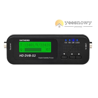 SAT SH-100HD medidor de señal DVB-S/S2 HD Digital TV buscador de señal receptor LCD Dispaly