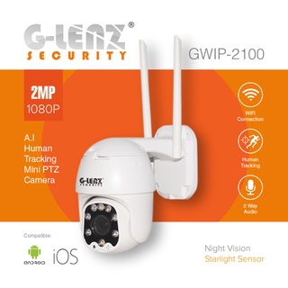 Glenz SMART IP cámara PTZ - GWIP - 2100 (Full HD 2MP) N