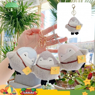 [EY] Muñeca de pingüino compacto adorable juguete de pingüino llavero de dibujos animados para mochila