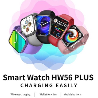 🙌 Original IWO HW56 Smartwatch Series 6 1.77" llamada Bluetooth DIY cara reloj inteligente hombres mujeres Fitness reloj para Androis iOS PK HW22 IWO 13PRO T500+PRO Tw00