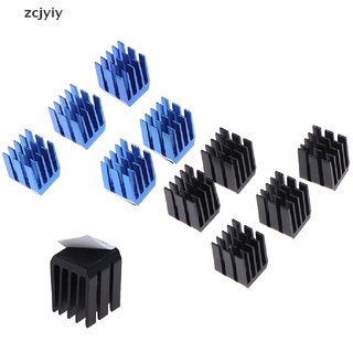 zcjyiy 5 unids/set 9*9*12mm aluminio enfriamiento disipador de calor chip ram radiador disipador de calor enfriador mx