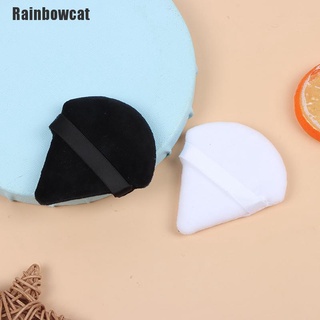 rainbowcat~ 2 pzs mini esponjas para maquillaje/triángulo/triángulo/herramientas de maquillaje (8)