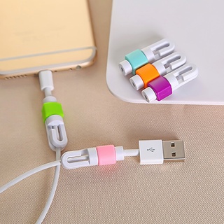 waitofthe 5Pcs Home Office Universal Silicone Earphone Cord Cable Organizer Holder Clip Data Wire Winder