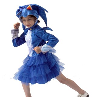 2021 Halloween sonic disfraz de juego disfraz de cosplay anime disfraz sonic kid rendimiento disfraz (2)