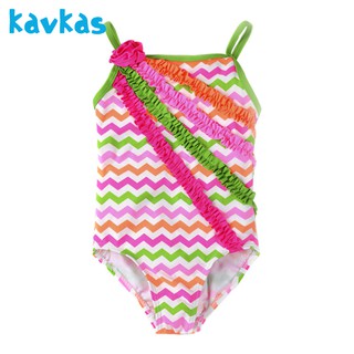 [KavKas] Sling traje de baño de impresión de una sola pieza traje de niños bebé traje de playa (1)