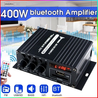 AK380/AK370/AK170 Amplificador De Potencia Audio Karaoke Cine En Casa De 2 Canales Bluetooth Clase D USB/SD AUX Entrada airpodss