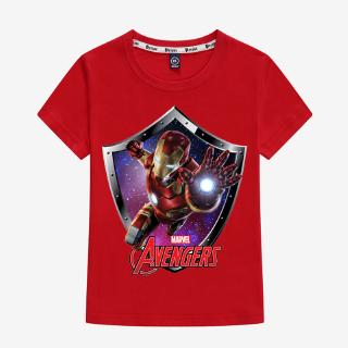 Iron Man niños camiseta superhéroe niños camiseta niños niñas camiseta de algodón niños camiseta 3D