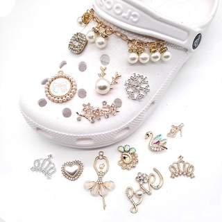 Crocs Charms Crystal Shoe Hole Gema Joyas De Diamantes Diamante Decorativo Hebilla Accesorios Zapato Hebilla Flor Zapato Jibbitz