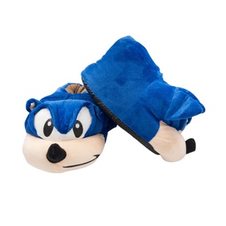 Pantuflas de Invierno Unisex Dama Caballero Figura Sonic