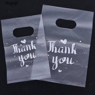 [Nignji] 100 bolsas de plástico de agradecimiento para regalo de boda, bolsas de caramelo, bolsas de compras, buenas