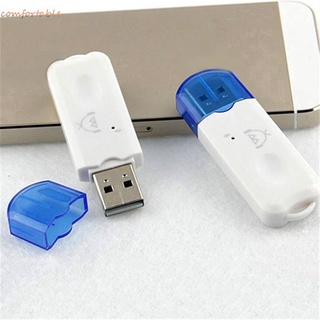 Cómodo Receptor De Audio Bluetooth USB Adaptador Plug and Play Altavoz De Coche Llamada Estéreo