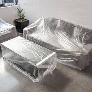 innocentangel3 1PC plástico muebles cubierta de polvo, impermeable coche cama polvo sofá a prueba de polvo cubierta BAI