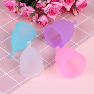 <Luckyfellow> Menstrual Cup Grade Soft Silicone Moon Lady Period Hygiene Reusable