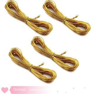 Orquidea 4 Set De Xmas De color nuevo joyería Making herramienta Beading hilo etiqueta cuerda cuerda De embalaje De cable dorado