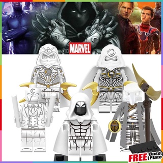 Marc Spector Lego Minifiguras Moon Knight Steven Grant Marvel Super Héroe Khonsu Secret Avengers Mini Figuras