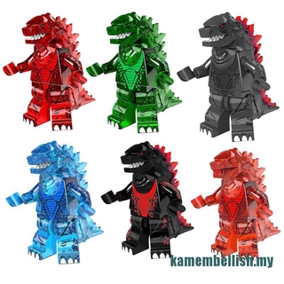 Godzilla película de terror Lego minifiguras ciencia ficción monstruo Dino hombre