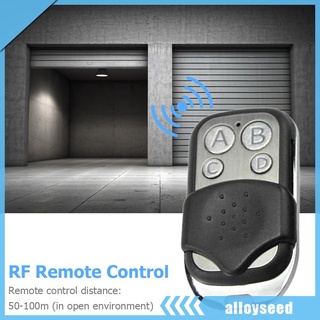 (aleación) 4 botones RF Control remoto 433 MHz puerta eléctrica garaje controlador de puerta