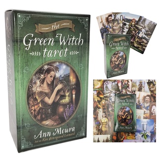 The Green Witch Tarot by Ann Moura Nuevo Baraja De 78 Cartas whywellvipMall