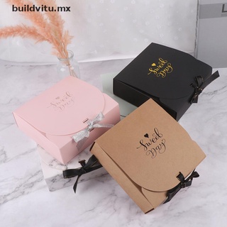 【buildvitu】 Creative Marble Style Gift box Kraft Paper DIY Candy box Valentine's Day Gift [MX] (1)